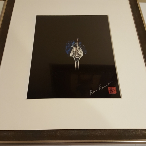 Framed Flame Oil Painting by Brian Ramos - Picture 3 of 4